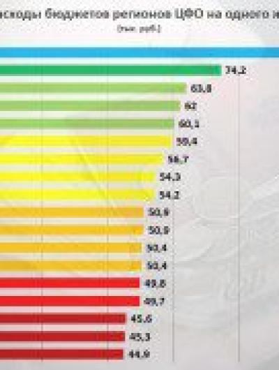 Соцподдержка орловцев составила около 50 тысяч рублей на душу