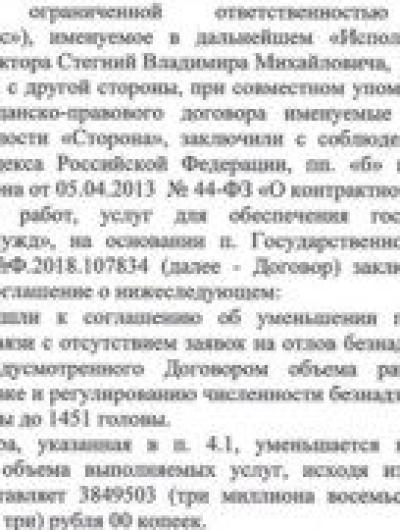 акт работ 2