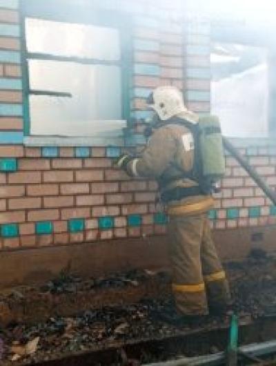 В Орловской области в пожаре пострадала хозяйка дома