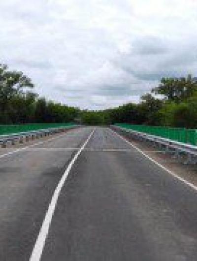 В Орловской области завершён ремонт моста через реку Тим 2