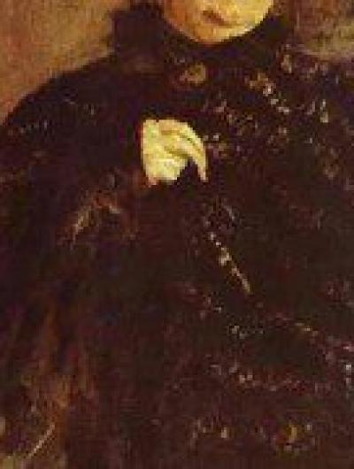 Гликерия 3 На портрете работы Валентина Серова