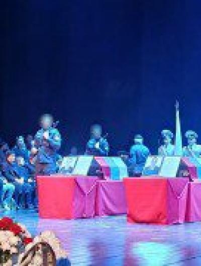 прощание с бойцами