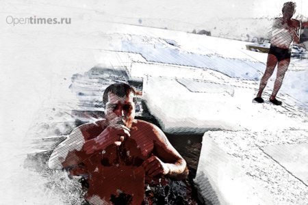 Более тысячи орловцев окунулись в прорубь в Крещенскую ночь