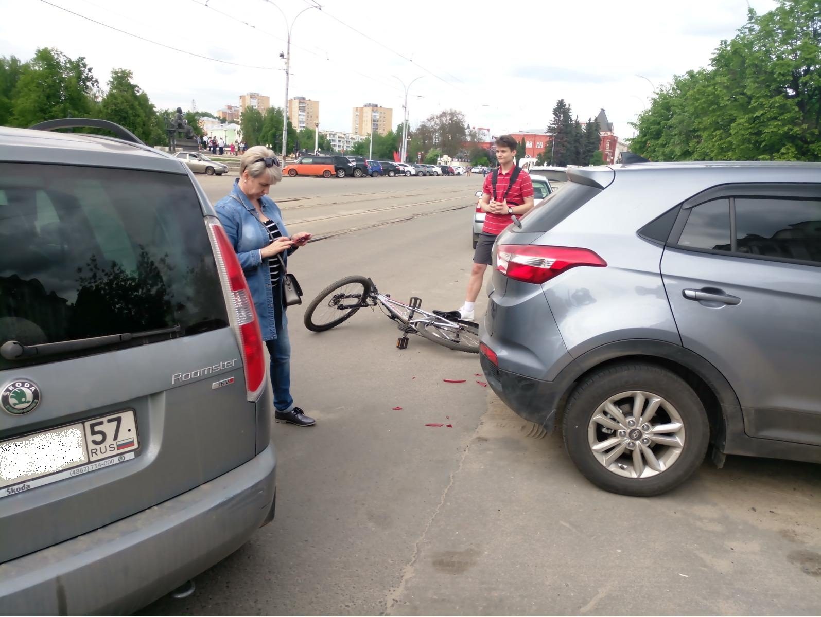 В Орле 16-летний велосипедист попал в ДТП с двумя автомобилями - Новости  Орла и Орловской области Орелтаймс