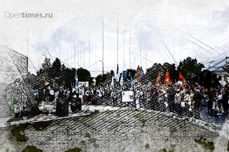 В Орле на акцию в поддержку Навального вышли около 500 человек