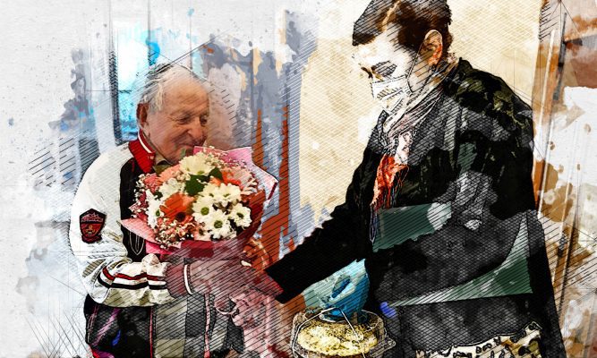 Андрей Турчак поздравил орловского учителя физкультуры Евгения Гоголевского с 92-летием