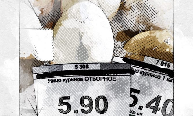 В Орле начали продавать яйца поштучно