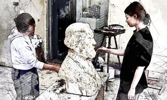 Орловские студенты спасли бюст Тургенева
