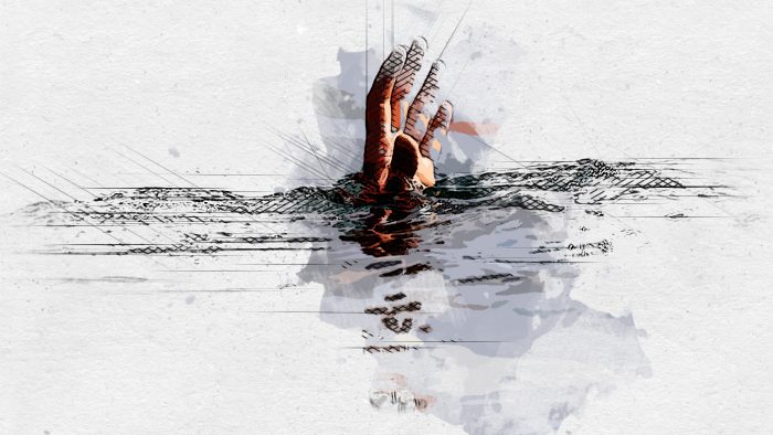 В Орле спасли непонятно как оказавшегося в воде мужчину