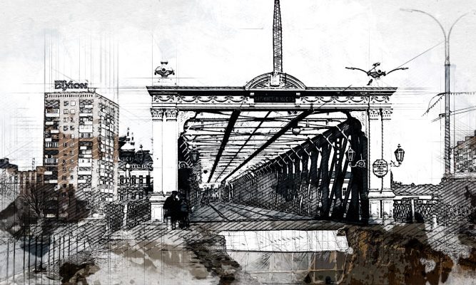 Красный мост стал местом падения «белгородского метеорита» на Орёл