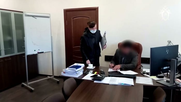 Появилось видео задержания директора «Орёлгосзаказчик»