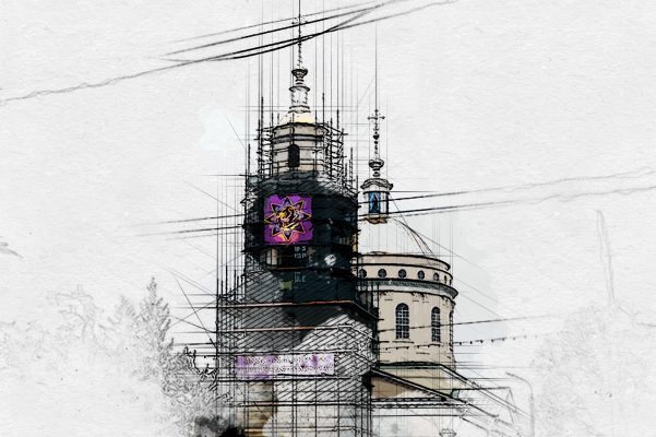 В Орле на Успенском соборе впервые появилась Рождественская звезда