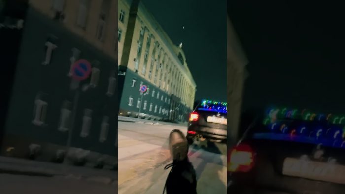 В Орле перед зданием областной администрации по ночам беспредельничают