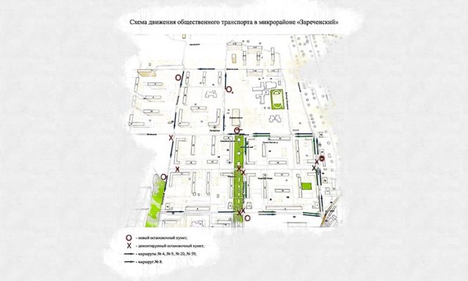 В Орле на Заречке будет внедрена новая схема движения общественного транспорта