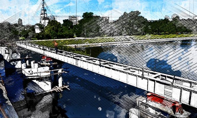 На Красный мост в Орле на смену мошенникам пришли настоящие профессионалы