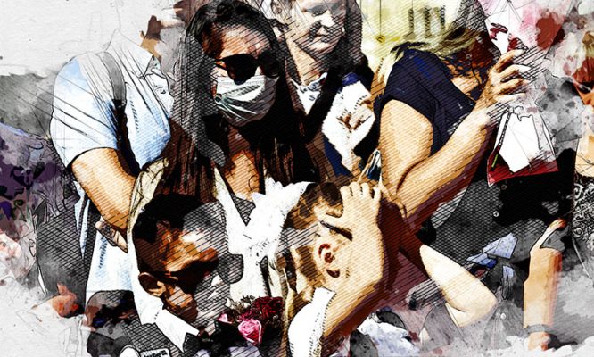 Орловским родителям рекомендовали надеть маски на школьных линейках