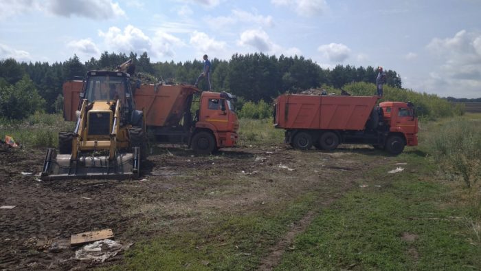 «Зелёная роща» в этом году вывезла с несанкционированных свалок около тысячи кубометров мусора