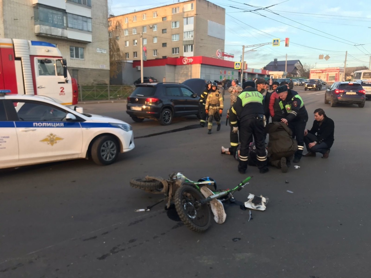 В Орле в ДТП в Южном переулке разбился 16-летний мотоциклист | 05.11.2022 |  Орел - БезФормата