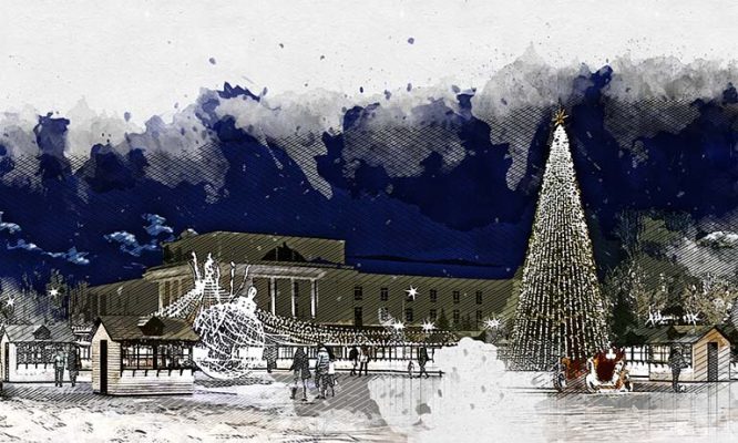 В Орле на площади Ленина установят каток и появятся новые украшения