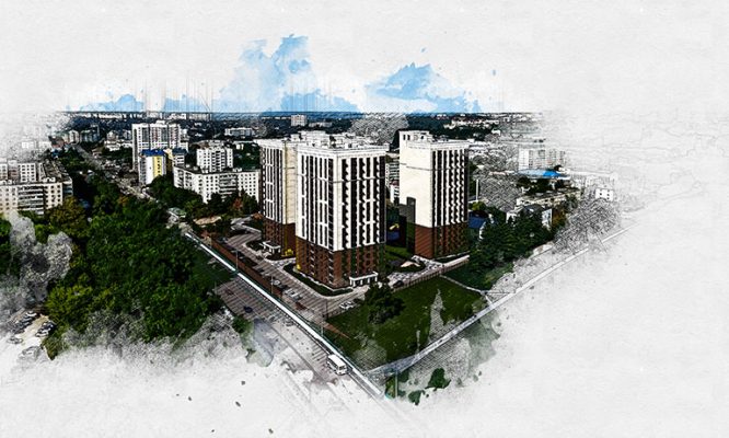 В Орле возле моста «Дружба» появятся три элитных 17-этажных дома