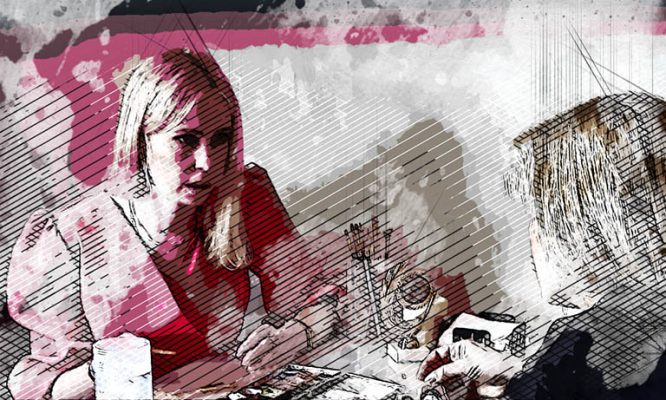 Орловчанка Наталья Макарова создаёт графические шедевры из использованных чайных пакетиков