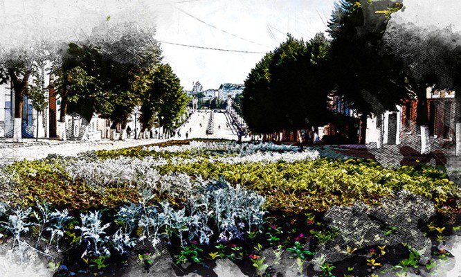 700 кашпо и 200 кадок с цветами украсят Ленинский мост в Орле