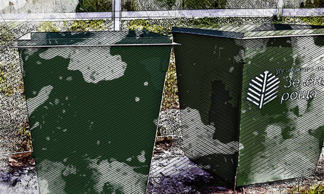 Под Болховом установили 30 контейнеров для мусора