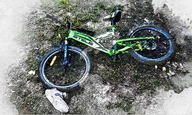 В Орле на Тургеневском мосту сбили велосипедиста