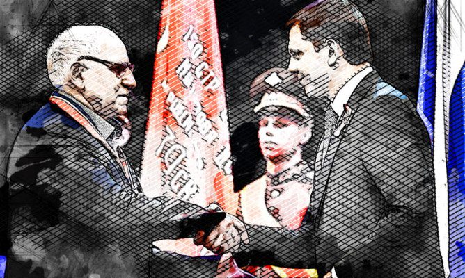 Клычков тепло поздравил Валерия Баринова с юбилеем