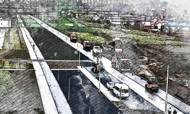 В Орле с отставанием в полгода достраивают выезд из «Заречки»