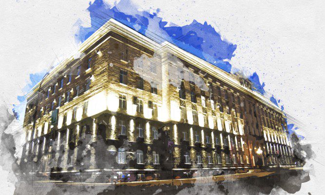 Орловцев возмутило ярко освещённое здание обладминистрации