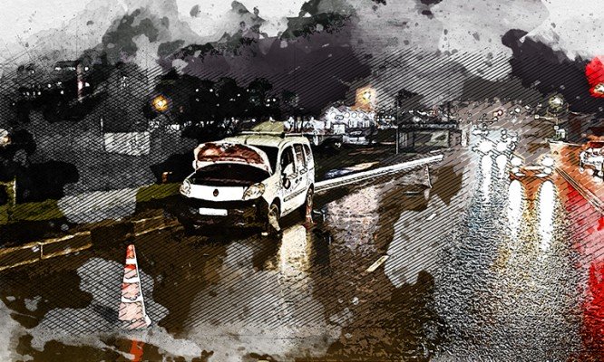 В Орле пьяный водитель наехал на мужчину и скрылся