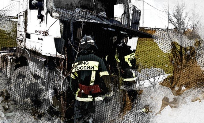 Под Орлом «Мерседес» улетел в кювет – есть пострадавший