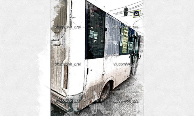Орловцы возмутились маршруткой без стекла