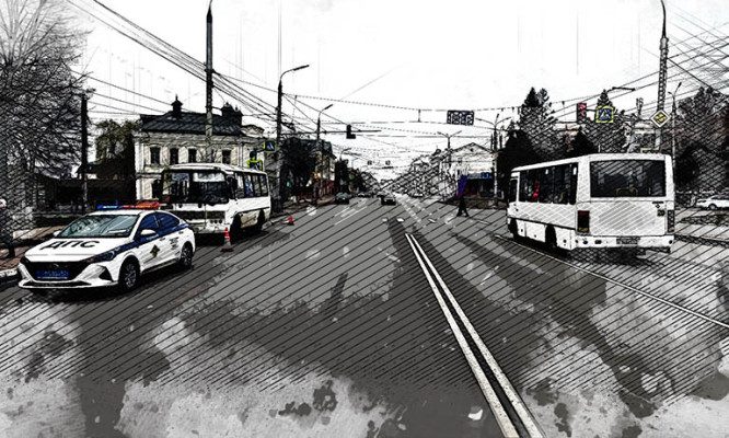 Пенсионерка пострадала в орловской маршрутке из-за резкого торможения