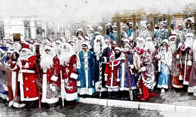 В Орле пройдёт парад Дедов Морозов и Снегурочек