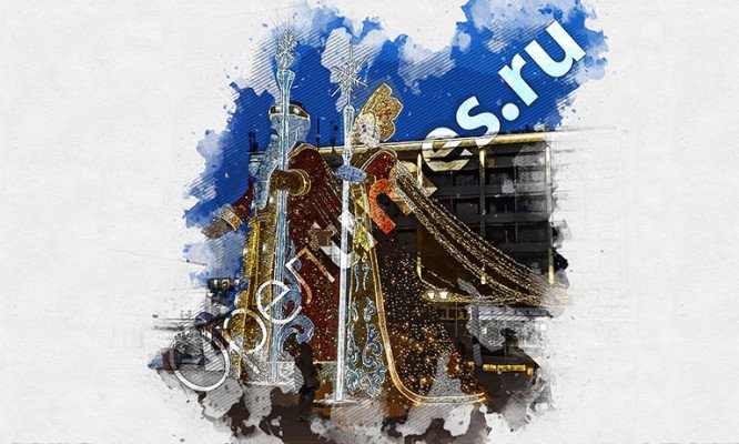 10-метровые Дед Мороз и Снегурочка повысят идентичность Орла