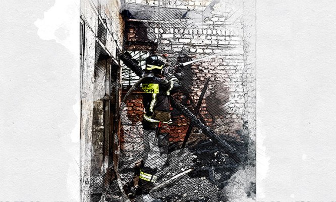 В Ливенском районе в пожаре погибла женщина