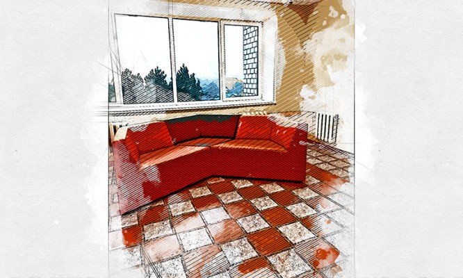 Оранжевый диван и светлые стены: после капремонта Тимирязевскую школу не узнать