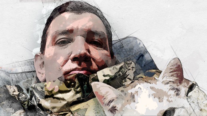 Экс-чиновник администрации Орла Тарасов нашёл мохнатого товарища в зоне СВО