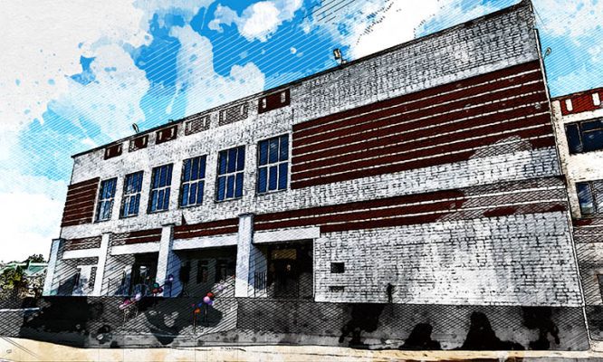 Законсервированное здание школы №35 в Орле обследуют