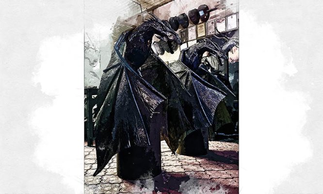 Сказочный дракон Кисуля орловского кузнеца покоряет Санкт-Петербург