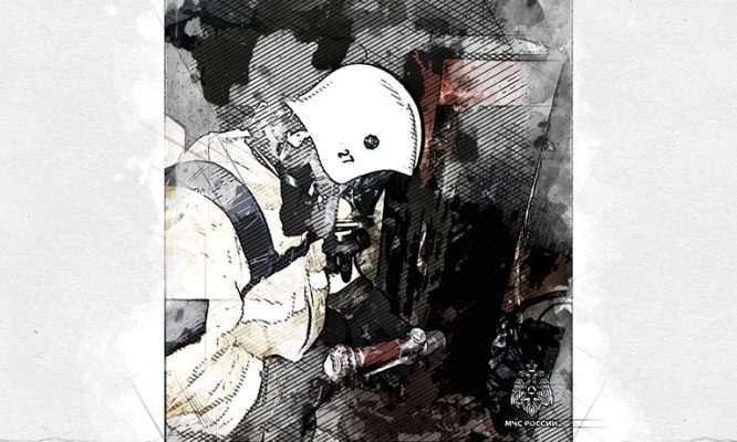 Амчане в новогоднюю ночь остались без света из-за пожара