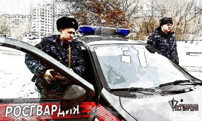В мценском кафе росгвардейцы утихомирили дебошира