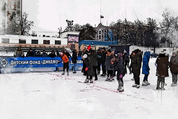 В Орле не могут залить каток на стадионе «Динамо»