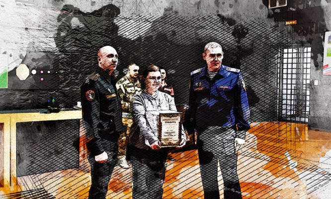 В Орле журналисты постреляли из пистолета Лебедева