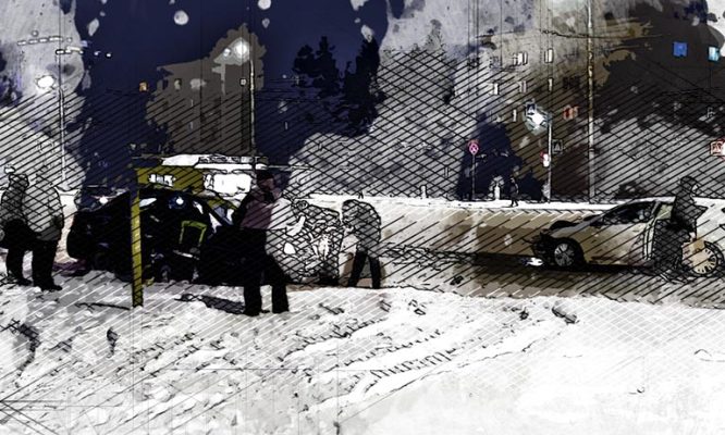 В Орле три человека попали в больницу после серьёзного ДТП в канун Нового года