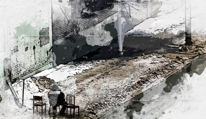 Фото дня: в Орле, в Трамвайном переулке забил новый «фонтан»