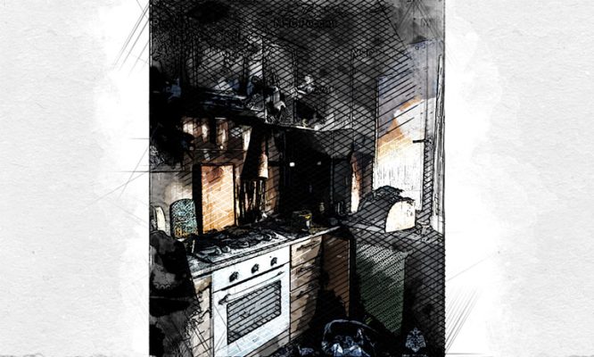 В Орле из горящей многоэтажки спасли подростков