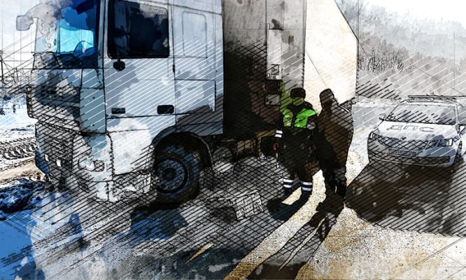 Экипаж орловской ГАИ не раз помог водителям в лютый мороз